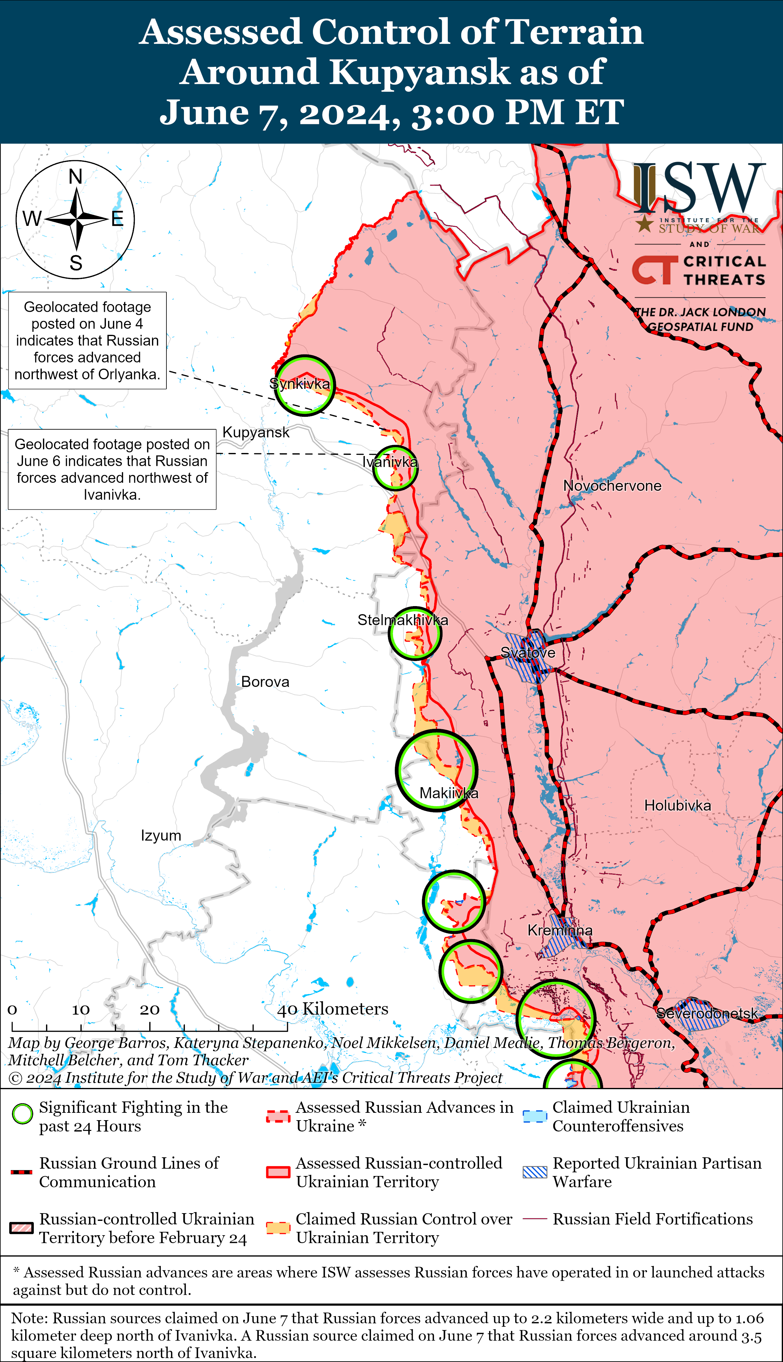 ISW не подтвердил захват россиянами Ивановки в Луганской области: карты